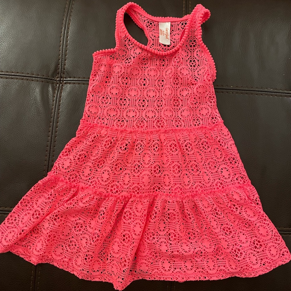 Girls swim suit cover up.